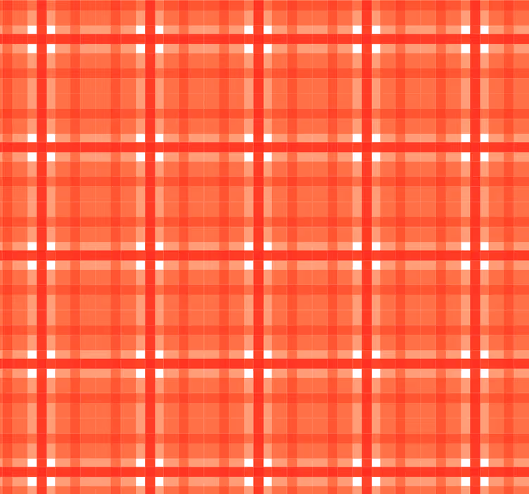 Zavjese za kuhinju crveni gingham uzorak - TenStickers