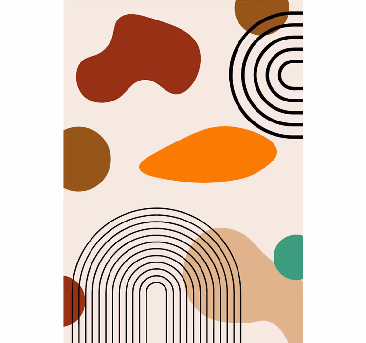 Rolo zavjese kupaonica boho lukovi - TenStickers