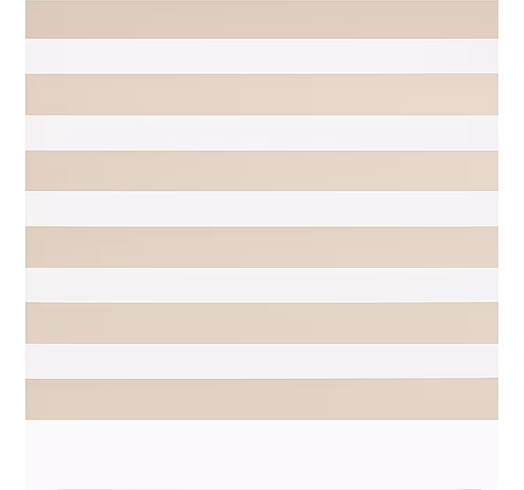 Rolo zavjese klasična krem i bijela horizontalna - TenStickers