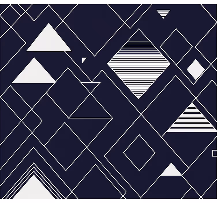 Rolo zavjese tinejdžerski mornaričku geometriju - TenStickers