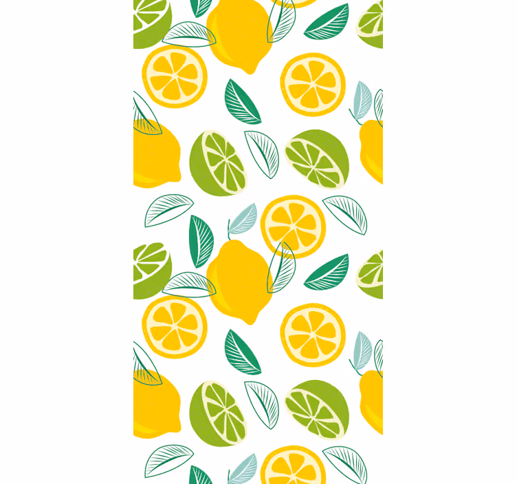 Zavjese za kuhinju s citrusnim motivom - TenStickers