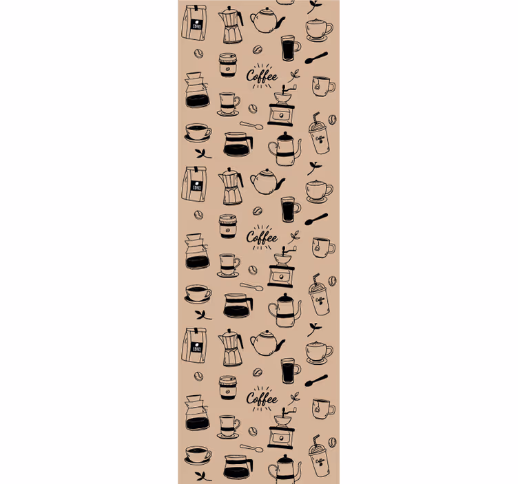 Zavjese za kuhinju s motivom kave - TenStickers