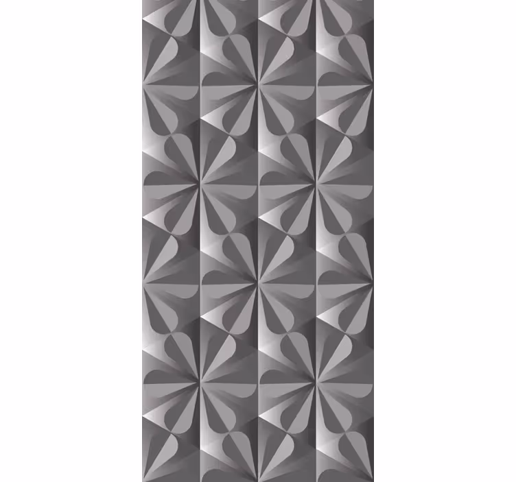 Zavjese za kuhinju s vintage geometrijskim cvjetnim uzorkom - TenStickers