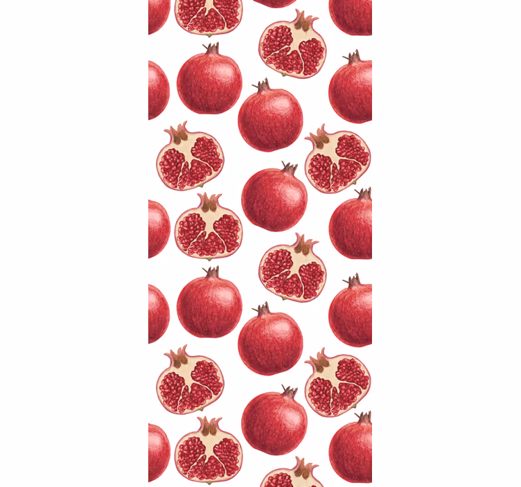 Zavjese za kuhinju s uzorkom šarenih nara - TenStickers