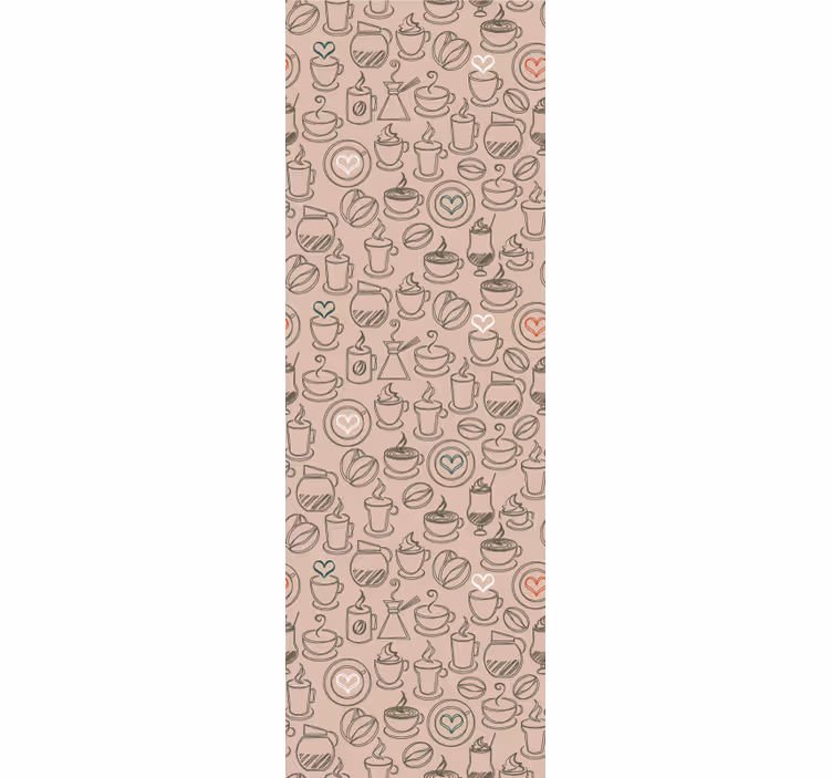 Zavjese za kuhinju volim kavu - TenStickers