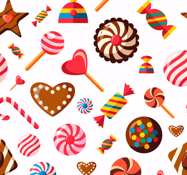 Zavjese za kuhinju slatka mozaik - TenStickers