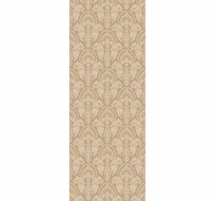 Rolo zavjese blagovaonica u bež damask stilu - TenStickers