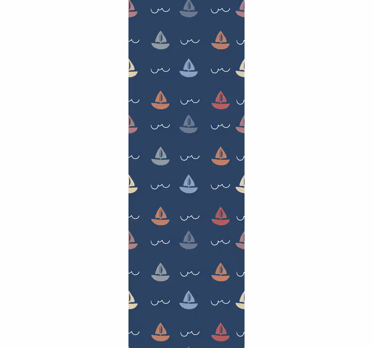Zavjese za dječju sobu s motivom jedrilica - TenStickers