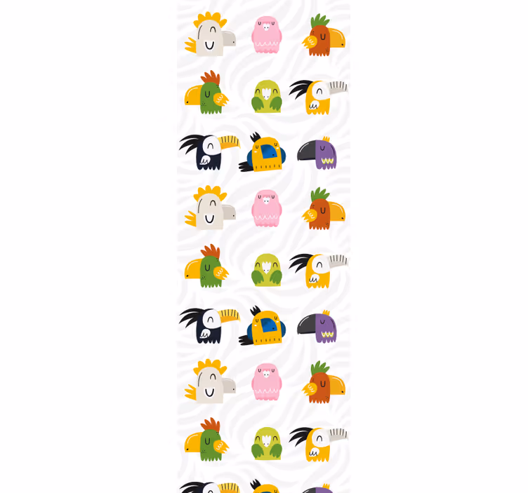 Zavjese za dječju sobu s veselim čudovištem - TenStickers