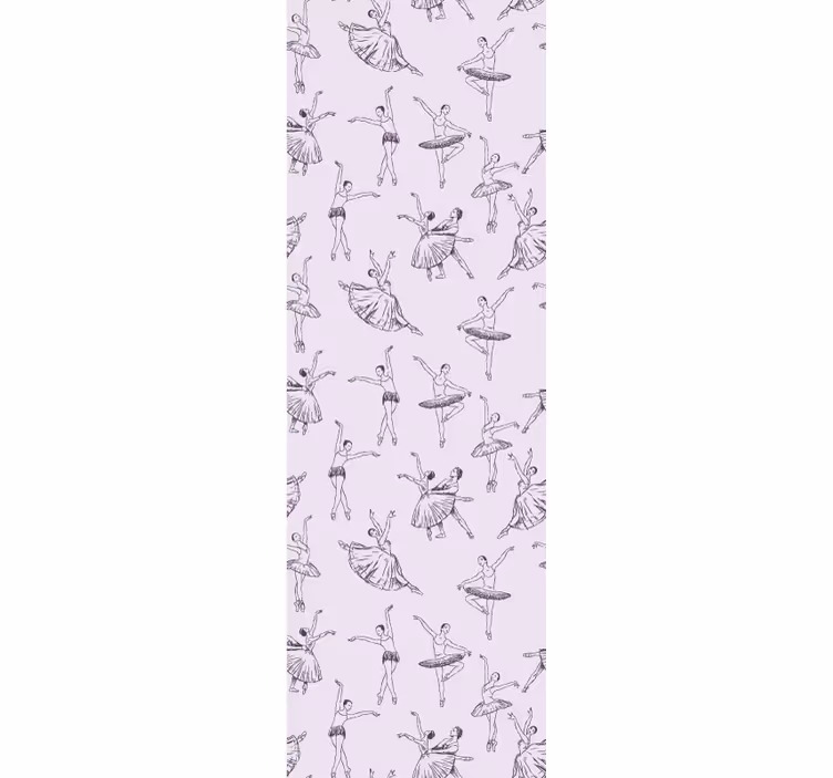 Zavjese za dječju sobu ballet - TenStickers