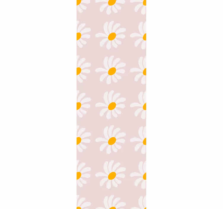 Zavjese za dječju sobu s ilustracijom cvijeća u boho stilu - TenStickers