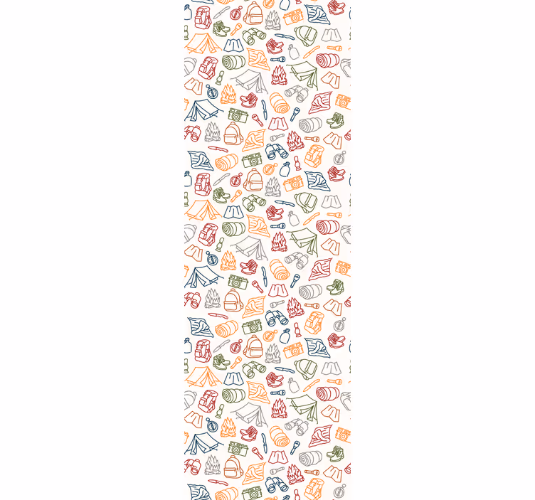 Zavjese za dječju sobu s motivima kampiranja i prirode - TenStickers