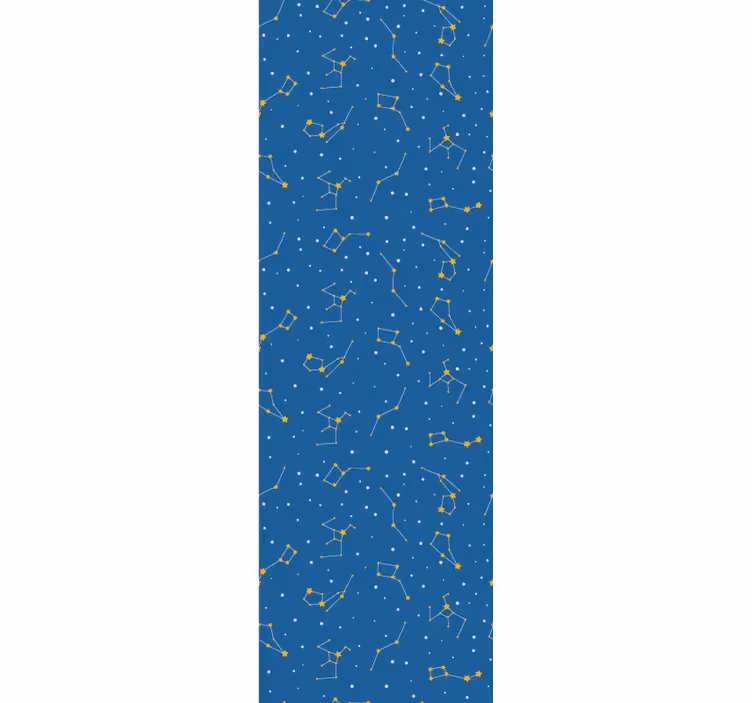 Zavjese za dječju sobu s grafikom zvijezda na nebu - TenStickers