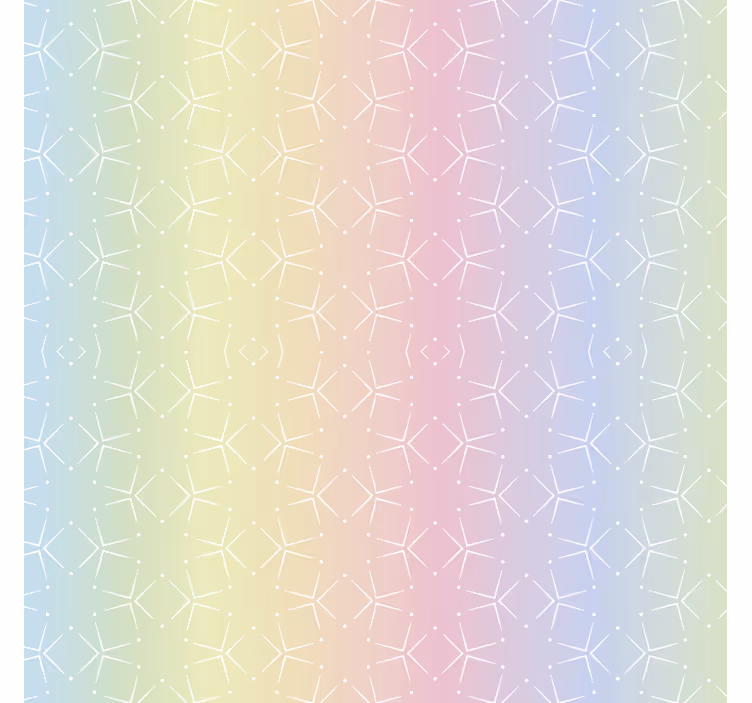 Zavjese za dječju sobu s pastelnim bojama duge - TenStickers