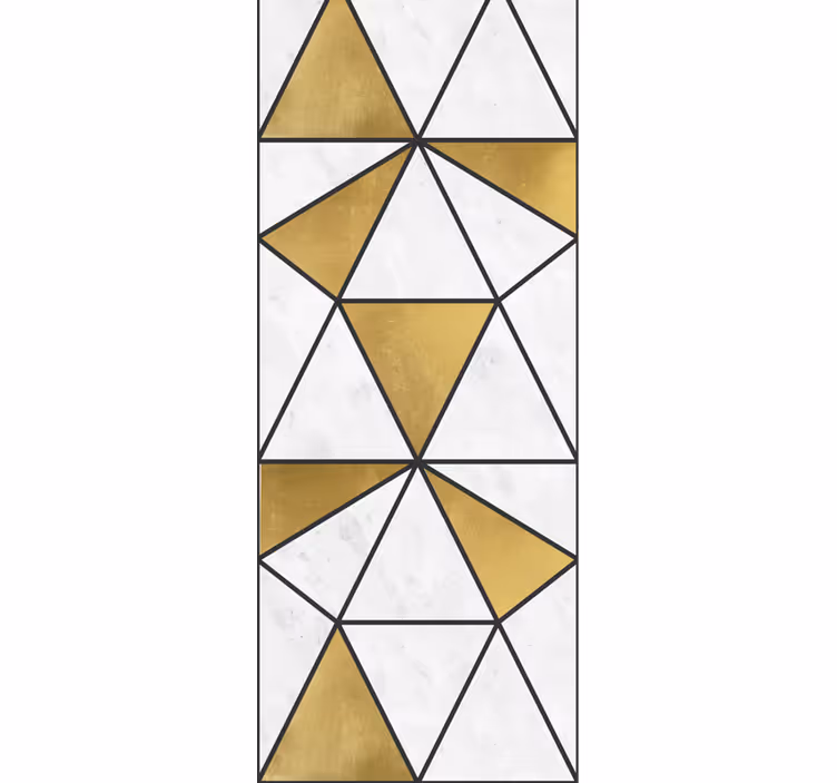 Rolo zavjese ured s geometrijskim mramornim efektom - TenStickers