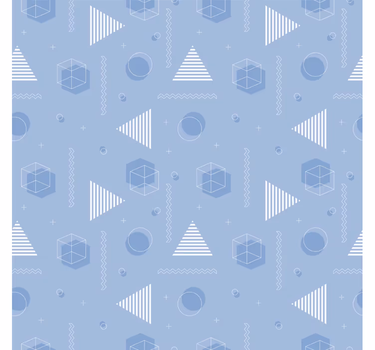 Rolo zavjese tinejdžerski geometrijski plave - TenStickers