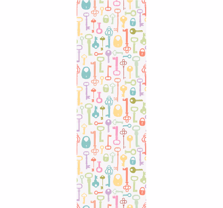Rolo zavjese tinejdžerski uzorak s ključnim motivom - TenStickers