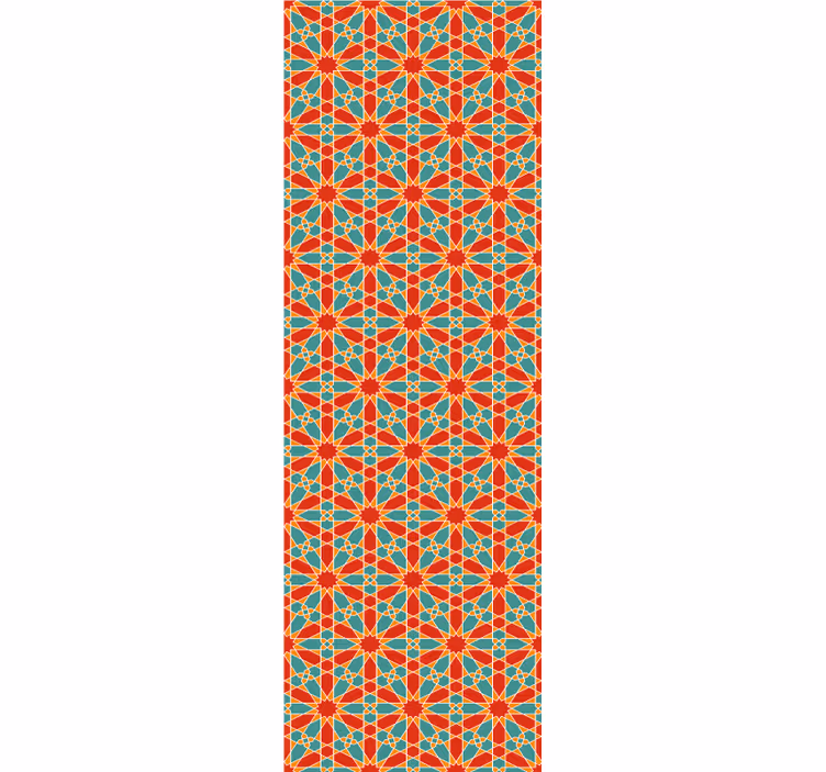 Rolo zavjese tinejdžerski s neprekidnim arapskim ornamentom - TenStickers