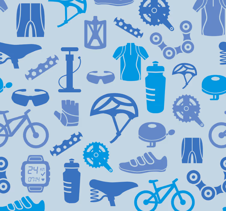 Rolo zavjese moderna s cikličnim elementima - TenStickers
