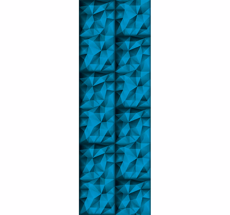 Rolo zavjese moderna plave dubine u 3d uzorku - TenStickers