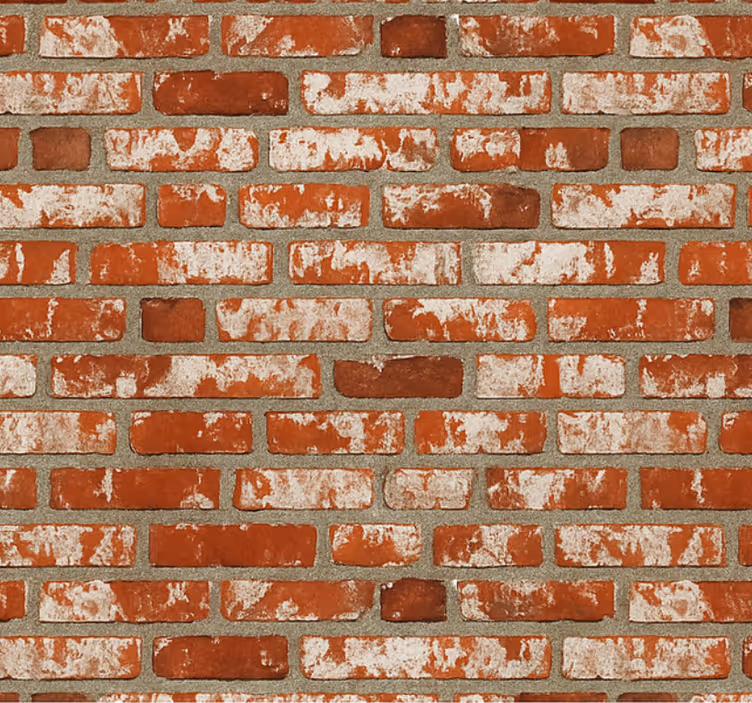 Zavjese za dnevni boravak 3d opeka - TenStickers