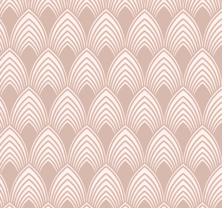 Rolo zavjese ružičasta vintage geometrijski dizajn - TenStickers
