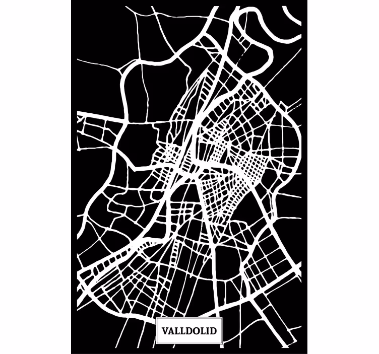 Zavjese za dnevni boravak mapa topografska valladolid - TenStickers