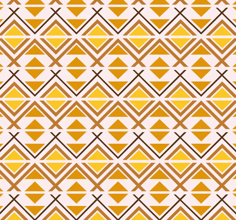 Rolo zavjese žuta boja geometrijski grafički dizajn - TenStickers