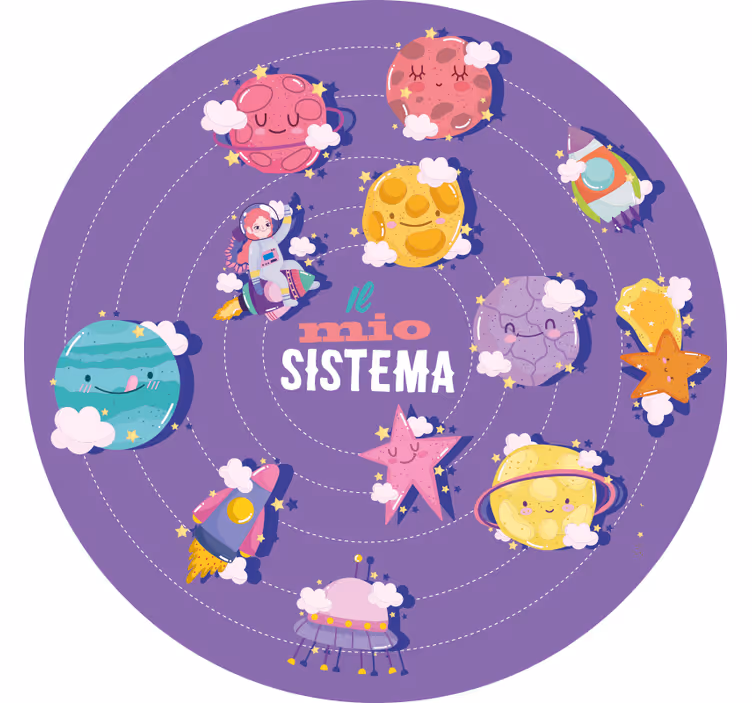 Ljubičaste zavjese moj sustav - TenStickers