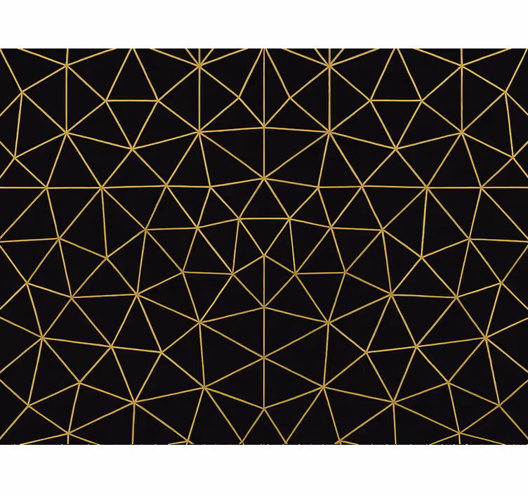 Rolo zavjese moderna geometrijski uzorak midnight gold - TenStickers