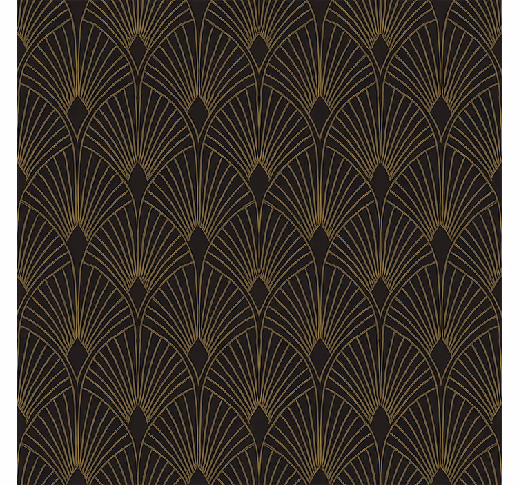 Rolo zavjese moderna gilded deco ventilator - TenStickers