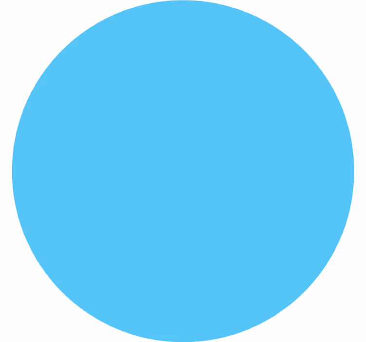 Plave zavjese u plavoj boji - TenStickers