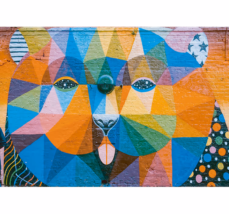 Zavjese za dnevni boravak tribal grafiti - TenStickers