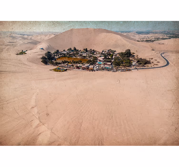 Zavjese za dnevni boravak sandy huacachina - TenStickers