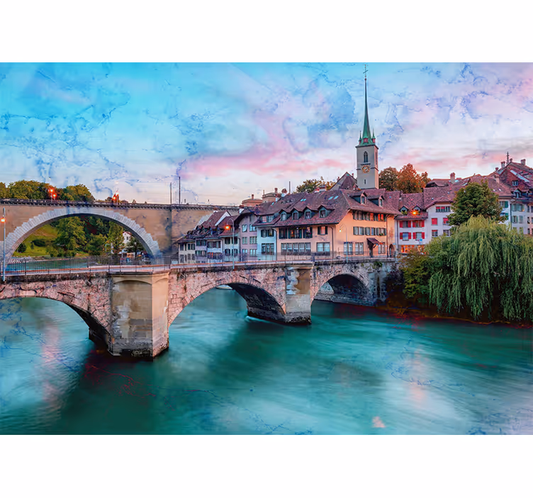 Zavjese za dnevni boravak u klasičnom stilu berna - TenStickers