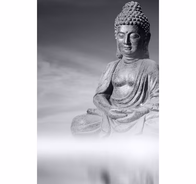 Zavjese za dnevni boravak buddha zen - TenStickers