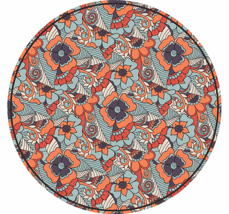 Zavjese za spavaću sobu s cvjetnim paisley uzorkom - TenStickers