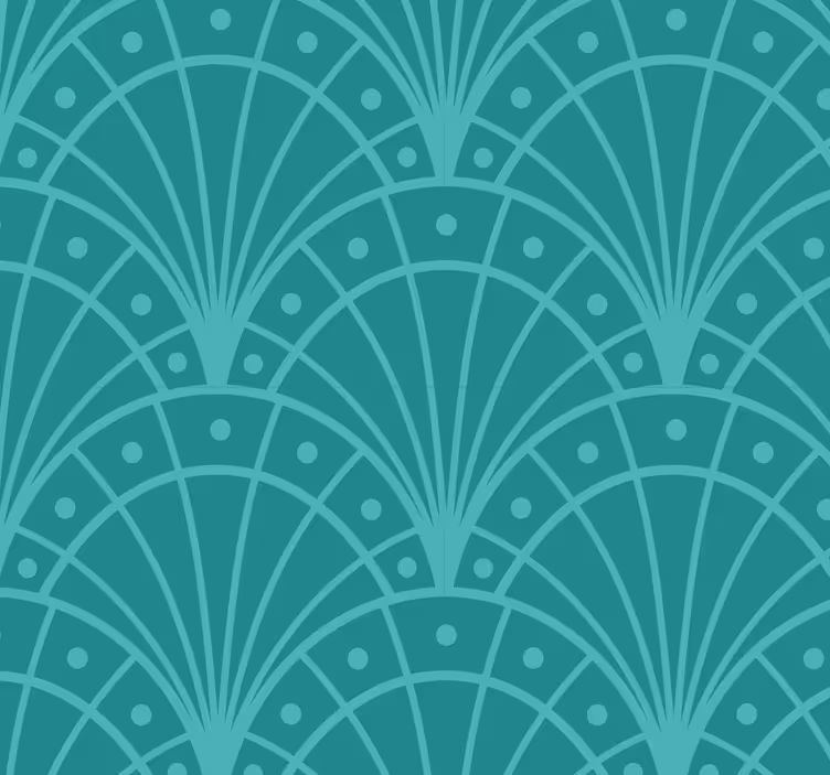 Zavjese za spavaću sobu u art deco stilu - TenStickers