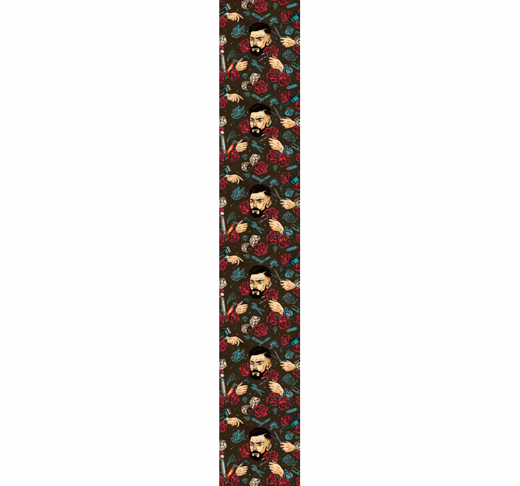 Rolo zavjese berba barbero vintage - TenStickers