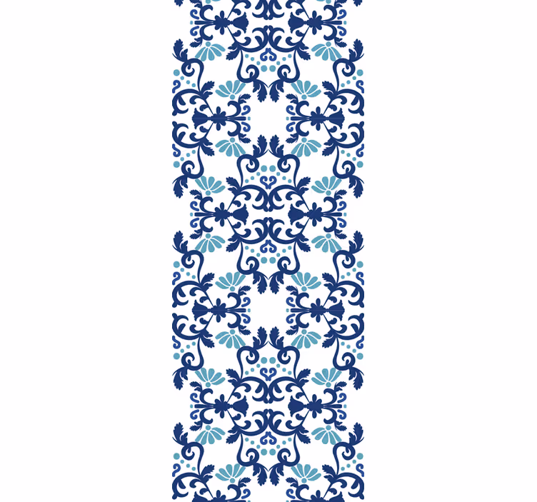 Rolo zavjese berba u klasičnom damask stilu - TenStickers