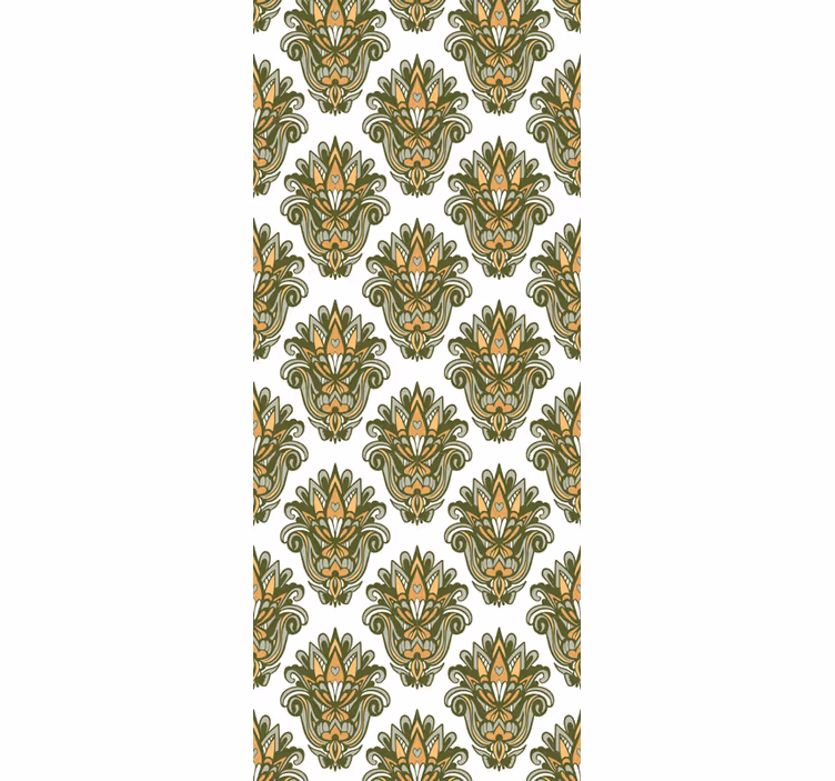Rolo zavjese berba u osnovnom damask stilu - TenStickers
