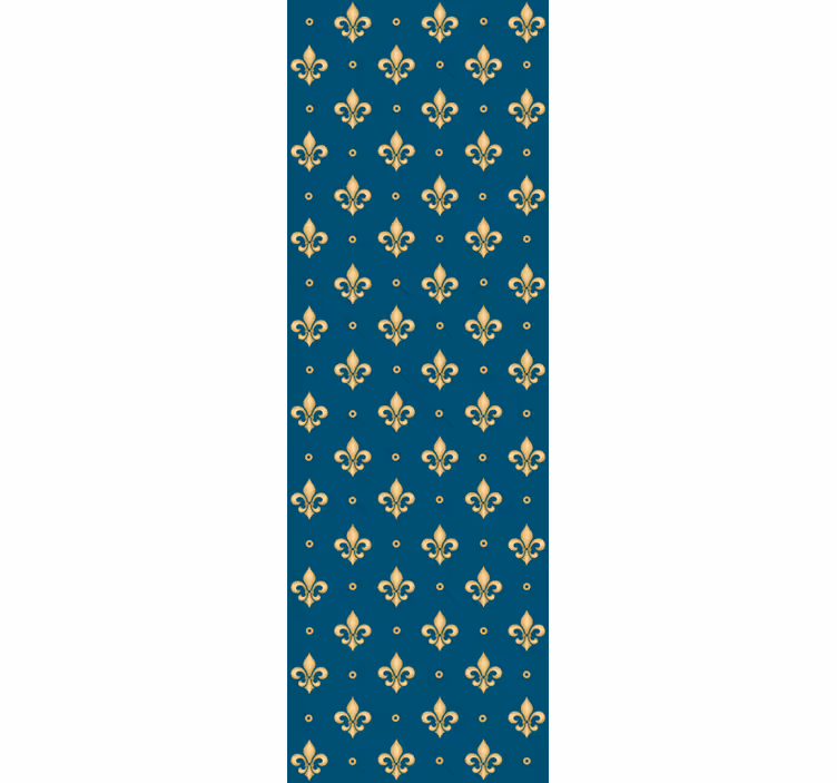 Rolo zavjese berba uzorak antiknog baroka fleur-de-lis - TenStickers