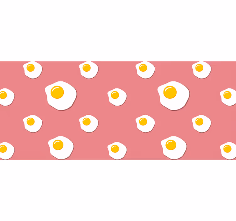 Rolo zavjese ružičasta pržena jaja - TenStickers