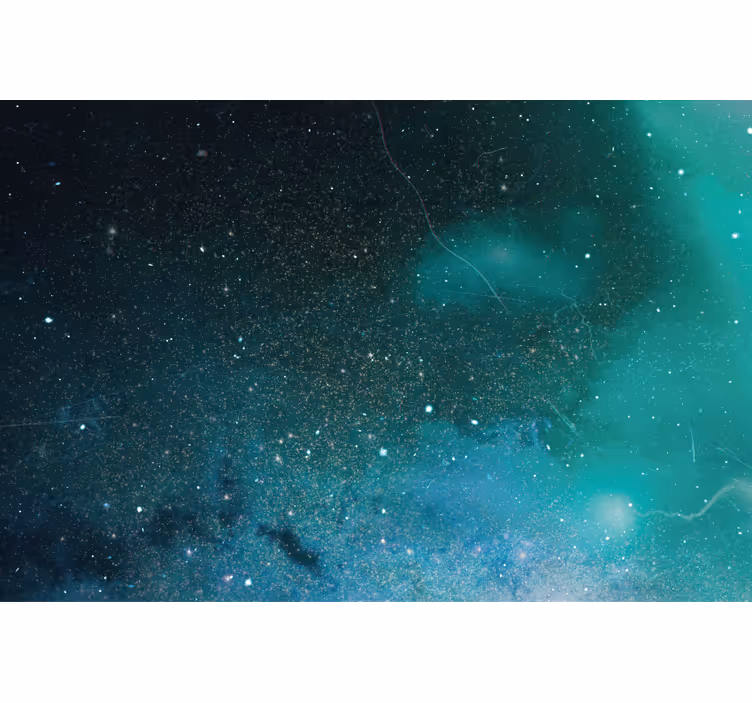 Zavjese za dnevni boravak plavi i zeleni meteorski pljusak - TenStickers