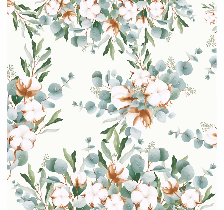 Zavjese za dnevni boravak u shabby chic stilu s pamukom - TenStickers