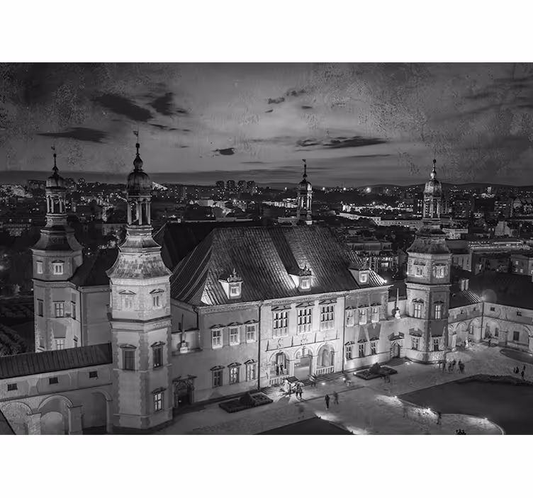 Zavjese za spavaću sobu kielce noću - TenStickers