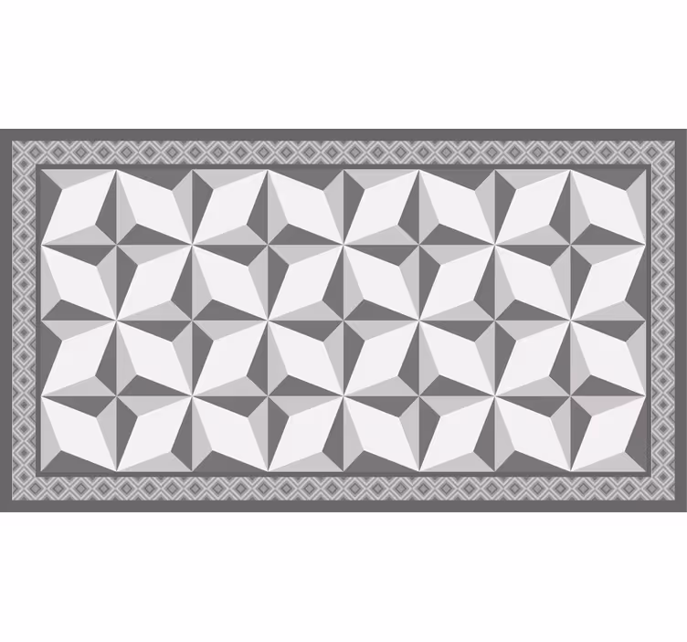 Sive zavjese s geometriskim uzorkom "margot" - TenStickers