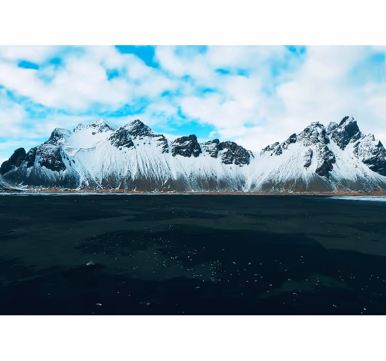 Zavjese za spavaću sobu vestrahorn planine - TenStickers
