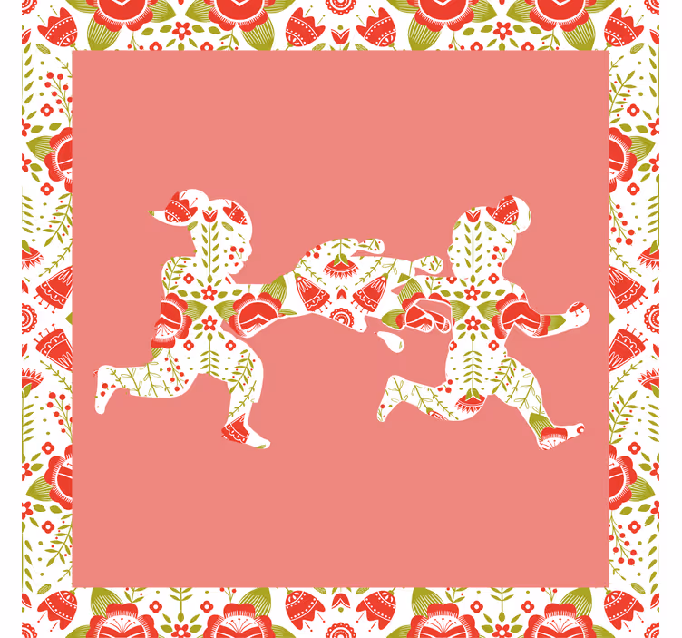 Zavjese za dnevni boravak u tradiciji "Śmingus dyngus" - TenStickers