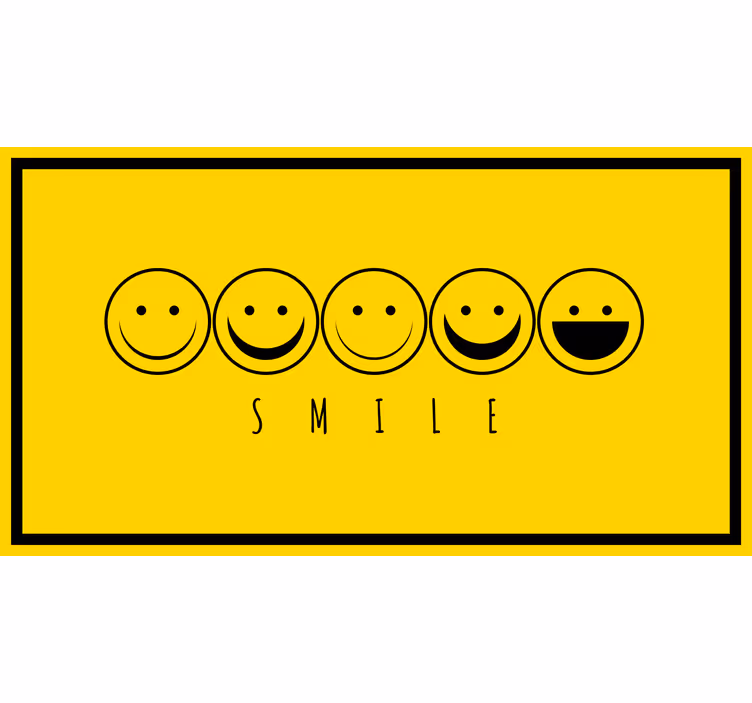 Zavjese za spavaću sobu s emotikonom sreće - TenStickers
